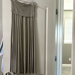 Long flowing jersey skirt